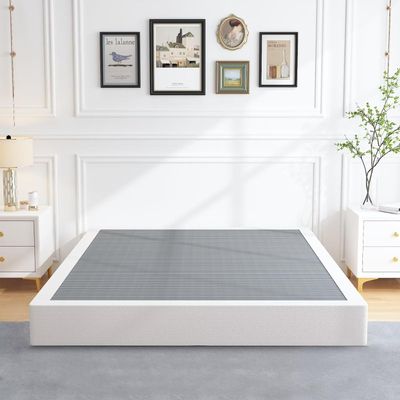 ALDRICH Queen Box Springs 9 Inch Heavy Duty Metal Box Spring Mattress Foundation 3000lbs Max Weight Capacity/Non-Slip/No Noise/Easy Assembly/Easy Clean Cover