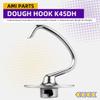 3 Pieces Stand Mixers Repair Set Stainless Steel for Kitchen Tilt-Head Stand Mixers K45DH Dough Hook K45B Coated Flat Blade Paddle K45WW Wire Whip Compatible with Kitchen-aid Accessories by AMI PARTS view 2