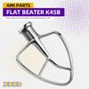 3 Pieces Stand Mixers Repair Set Stainless Steel for Kitchen Tilt-Head Stand Mixers K45DH Dough Hook K45B Coated Flat Blade Paddle K45WW Wire Whip Compatible with Kitchen-aid Accessories by AMI PARTS view 3