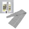 Pilipane Universal AC Frame Baffle, Portable a ir Conditioner Window Sealing Kit, Universal Window Sealling, Energy Saving, Easy Installation, Silver Grey, 210D Polyester(3M) view 3