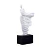 AOPPLSOT Woman Deco Figures Sculpture, Modern Art Woman Deco Statue, for Decoration Bedroom, windowsill, Flat, Office, Wine Cabinet, Resin Craft,White view 1