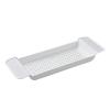 HERCHR Expandable Drain Bath Shelf Caddy Tray, Adjustable Bathtub Caddy Tray Simple Stylish Multifunctional Bathtub Storage Rack for Phone Towel Book Wine(White) view 1