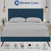 Short Queen Sheets for RV, Light Grey RV Queen Sheets, Silky Soft 1800 Microfiber Bed Sheet for Camper, 4 Piece RV Bedding with Pillowcases view 3