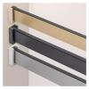 60" 55" 48" 42" 36" 32" 30" 26" 22" 20" 16" Long Closet Rod - Silent & Anti-Slip, Rectangular Aluminum Detachable Clothes Hanging Bar with Flange Set, Commercial Home ( Color : Grey , Size : Closet Wi view 1