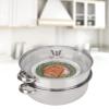 Steamer Stainless Steel Cookware 27cm/11in 2-Layer Steamer Pot Cooker Double Boiler Soup Steaming Pot view 1