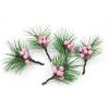 TITA-DONG 12Pcs Artificial Christmas Mini Pine Picks, Simulation Christmas Wreath Picks with Fake Red Berries, Bouquets Garland Wreath Arrangements Crafts(#6) view 2
