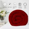 Home Decor 1000-TC Box Plated Down Alternative Comforter Oversized King Plus (128x120) 1-pc Comforte & 2pc Pillow Shams, 600 GSM Micro Fill & 4-8 Corner Tabs & Very Soft Fill Power view 2