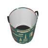 Scottish Retro Print Circular Protable Storage Bin,Basket For Laundry Hamper With Handles Bedroom Clothes view 3