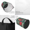 Scottish Retro Print Circular Protable Storage Bin,Basket For Laundry Hamper With Handles Bedroom Clothes view 4