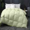 Home Decor 1000-TC Box Plated Down Alternative Comforter Queen Size 88 x 92 Inches 1-pc Comforte & 2pc Pillow Shams, 600 GSM Micro Fill & 4-8 Corner Tabs & Very Soft Fill Power view 1