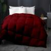 Home Decor 1000-TC Box Plated Down Alternative Comforter Alaskan Plus 136x120 1-pc Comforte & 2pc Pillow Shams, 600 GSM Micro Fill & 4-8 Corner Tabs & Very Soft Fill Power view 1