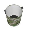 Spring Dogwood Blossoms Print Circular Protable Storage Bin,Basket For Laundry Hamper With Handles Bedroom Clothes view 3