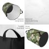 Spring Dogwood Blossoms Print Circular Protable Storage Bin,Basket For Laundry Hamper With Handles Bedroom Clothes view 4