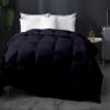 Home Decor 1000-TC Box Plated Down Alternative Comforter Oversized King Plus (128x120) 1-pc Comforte & 2pc Pillow Shams, 600 GSM Micro Fill & 4-8 Corner Tabs & Very Soft Fill Power view 1
