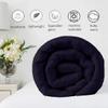 Home Decor 1000-TC Box Plated Down Alternative Comforter Oversized King Plus (128x120) 1-pc Comforte & 2pc Pillow Shams, 600 GSM Micro Fill & 4-8 Corner Tabs & Very Soft Fill Power view 2