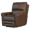 BOWERY HILL Power Wall Hugger Recliner in Brown Polyester Fabric view 1