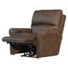 BOWERY HILL Power Wall Hugger Recliner in Brown Polyester Fabric view 3