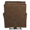 BOWERY HILL Power Wall Hugger Recliner in Brown Polyester Fabric view 4