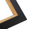 10x10 Frame Gold Solid Wood Picture Frame Width 2.25 Inches | Interior Frame Depth 0.5 Inches | Bridger Gold Traditional Photo Frame Complete with UV Acrylic, Foam Board Backing & Hanging Hardware view 3