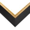 10x10 Frame Gold Solid Wood Picture Frame Width 2.25 Inches | Interior Frame Depth 0.5 Inches | Bridger Gold Traditional Photo Frame Complete with UV Acrylic, Foam Board Backing & Hanging Hardware view 4