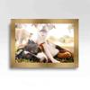 10x25 Wide Bronze Real Wood Picture Frame Width 1.5 Inches | Interior Frame Depth 0.5 Inches | Bronzo Wide Modern Photo Frame Complete with UV Acrylic, Foam Board Backing & Hanging Hardware view 4
