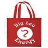 Zodiac Gifts For Men Leo Big Leo Energy Zodiac Sign Lightweight Red Canvas Tote Bag view 1