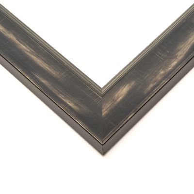 10x13 Frame Silver Real Wood Picture Frame Width 1.5 Inches | Interior Frame Depth 0.5 Inches | Gavin Modern Photo Frame Complete with UV Acrylic, Foam Board Backing & Hanging Hardware
