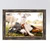 10x32 Frame Silver Real Wood Picture Frame Width 1.5 Inches | Interior Frame Depth 0.5 Inches | Gavin Modern Photo Frame Complete with UV Acrylic, Foam Board Backing & Hanging Hardware view 4