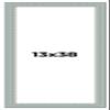 13x38 Frame Blue Teal Distressed Solid Wood Picture Frame | 1.625 Inch Moulding Width | Sonoma Blue Frame Complete with UV Acrylic Plexiglass, Foam Board Backing & Hanging Hardware view 1
