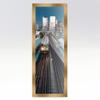 10x20 Wide Bronze Real Wood Picture Frame Width 1.5 Inches | Interior Frame Depth 0.5 Inches | Bronzo Wide Modern Photo Frame Complete with UV Acrylic, Foam Board Backing & Hanging Hardware view 3