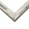 10x30 Frame Silver Real Wood Picture Frame Width 1.5 Inches | Interior Frame Depth 0.5 Inches | Grimley Modern Photo Frame Complete with UV Acrylic, Foam Board Backing & Hanging Hardware view 1