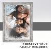 27x40 Frame Silver Real Wood Picture Frame Width 1.5 Inches | One Sheet Movie Poster Frame | Grimley Modern Photo Frame Complete with UV Acrylic, Foam Board Backing & Hanging Hardware view 3