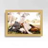 10x26 Frame Gold Real Wood Picture Frame Width 1.25 Inches | Interior Frame Depth 0.75 Inches | Fremont Gold Modern Photo Frame Complete with UV Acrylic, Foam Board Backing & Hanging Hardware view 4