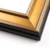 10x43 Frame Gold Plein Aire Solid Wood Picture Frame Width 2 Inches | Interior Frame Depth 0.5 Inches | Monza Traditional Photo Frame Complete with UV Acrylic, Foam Board Backing & Hanging Hardware view 2
