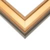 10x43 Frame Gold Plein Aire Solid Wood Picture Frame Width 2 Inches | Interior Frame Depth 0.5 Inches | Monza Traditional Photo Frame Complete with UV Acrylic, Foam Board Backing & Hanging Hardware view 3