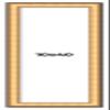 10x40 Frame Gold Plein Aire Solid Wood Picture Frame Width 2 Inches | Interior Frame Depth 0.5 Inches | Monza Traditional Photo Frame Complete with UV Acrylic, Foam Board Backing & Hanging Hardware view 1