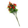 Artificial Strawberry Plants - Lifelike Fake Strawberry Stem Decor for Home Party and Garden - PVC Faux Fruit Bouquet view 1