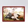 11x15 Frame Brown Red Cherry Wood Picture Frame Width 0.75 Inches | Interior Frame Depth 0.5 Inches | Cerise Collection | UV Acrylic, Foam Board Backing & Hanging Hardware Included view 4