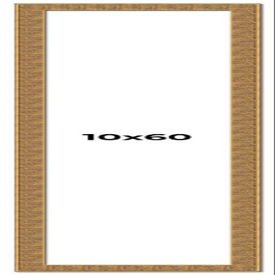 10x60 Frame Black and Gold Distressed Solid Wood Sonoma Picture Frame | 1.625 Inch Moulding Width | with UV Acrylic Plexiglass, Foam Board Backing & Hanging Hardware Included