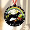 Personalized Coton de Tulear Suncatcher Ornament, Custom Name Sun Catcher Christmas Ornament- Gift for Lover Dog, Memorial Pet Gifts, 2 Layer Mix Wood and Acrylic, Christmas Dcor for Home Windown view 2