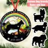 Personalized Coton de Tulear Suncatcher Ornament, Custom Name Sun Catcher Christmas Ornament- Gift for Lover Dog, Memorial Pet Gifts, 2 Layer Mix Wood and Acrylic, Christmas Dcor for Home Windown view 3