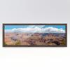 10x30 Brown Real Wood Picture Frame Width 1.25 Inches | Interior Frame Depth 0.5 Inches | Garrin Brown Traditional Photo Frame Complete with UV Acrylic, Foam Board Backing & Hanging Hardware view 2