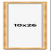 10x26 Shadow Box Bronze Cross-Brushed Display Frame | 1.625 Inches Deep Solid Wood | UV Resistant Acrylic Plexiglass Front, Acid Free Backing and Hanging Hardware Included view 1