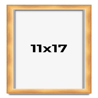 11x17 Shadow Box Bronze Cross-Brushed Display Frame | 1.625 Inches Deep Solid Wood | UV Resistant Acrylic Plexiglass Front, Acid Free Backing and Hanging Hardware Included