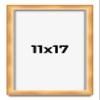 11x17 Shadow Box Bronze Cross-Brushed Display Frame | 1.625 Inches Deep Solid Wood | UV Resistant Acrylic Plexiglass Front, Acid Free Backing and Hanging Hardware Included view 1