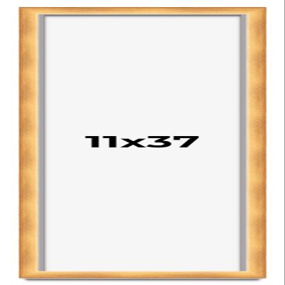 11x37 Shadow Box Bronze Cross-Brushed Display Frame | 1.625 Inches Deep Solid Wood | UV Resistant Acrylic Plexiglass Front, Acid Free Backing and Hanging Hardware Included