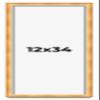 12x34 Shadow Box Bronze Cross-Brushed Display Frame | 1.625 Inches Deep Solid Wood | UV Resistant Acrylic Plexiglass Front, Acid Free Backing and Hanging Hardware Included view 1