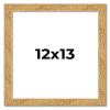 12x13 Frame Beige Shabby Chic Solid Wood Picture Frame | 1.25 Inch Moulding Width | Interior Frame Depth 0.5 Inches | Mastic Distressed Photo Frame Complete with UV Acrylic, Foam Board Backing & view 1