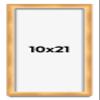 10x21 Shadow Box Bronze Cross-Brushed Display Frame | 1.625 Inches Deep Solid Wood | UV Resistant Acrylic Plexiglass Front, Acid Free Backing and Hanging Hardware Included view 1