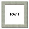 10x11 Frame Green Desert Pear Solid Wood Picture Frame | 1.625 Inch Moulding Width | Interior Frame Depth 0.5 Inches | Sonoma Distressed Photo Frame Complete with UV Acrylic Plexiglass, Foam Board view 1